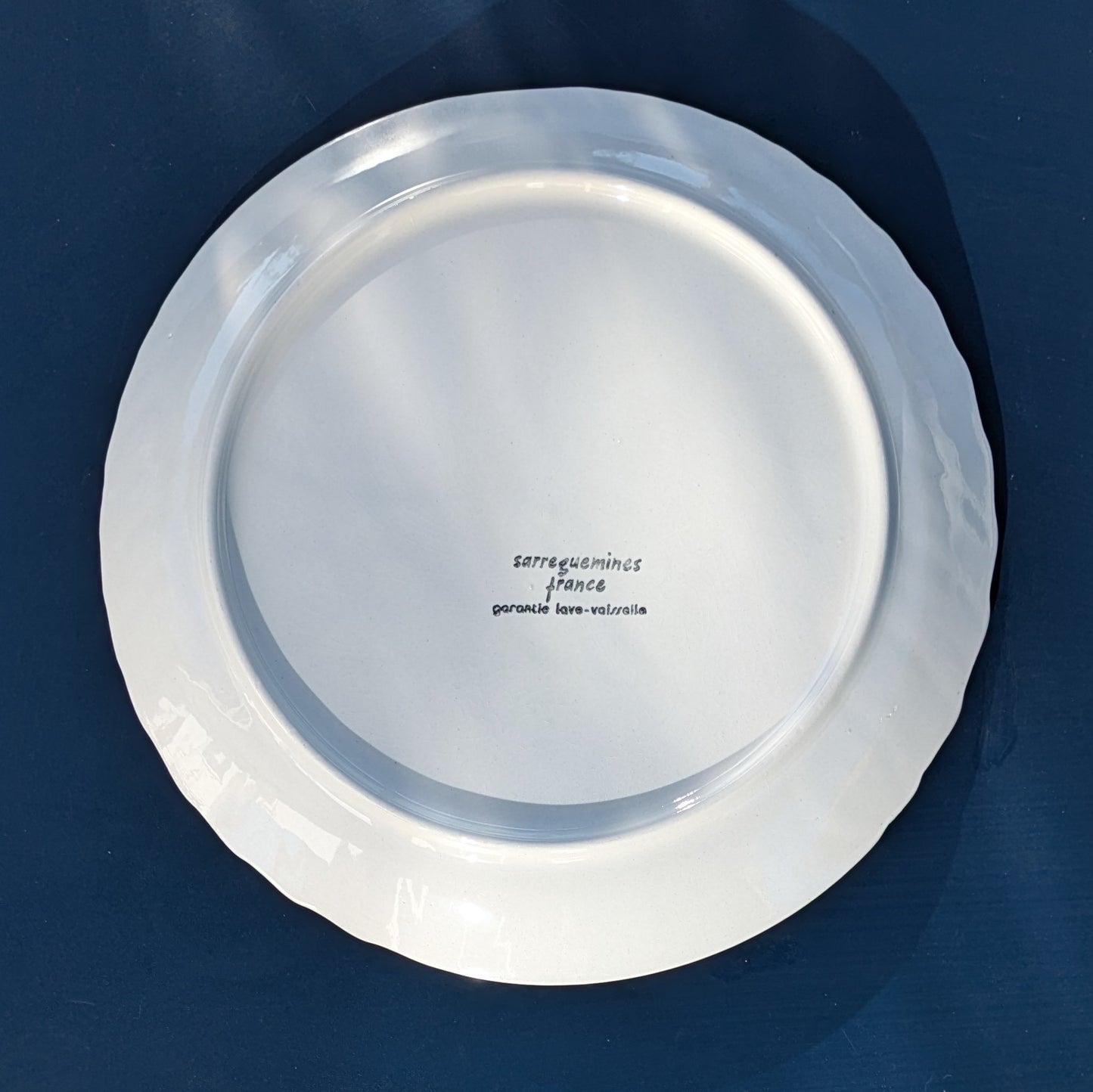 Assiette à poisson Sarreguemines