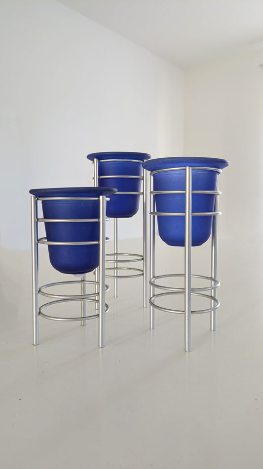 3 photophores bleus 90's