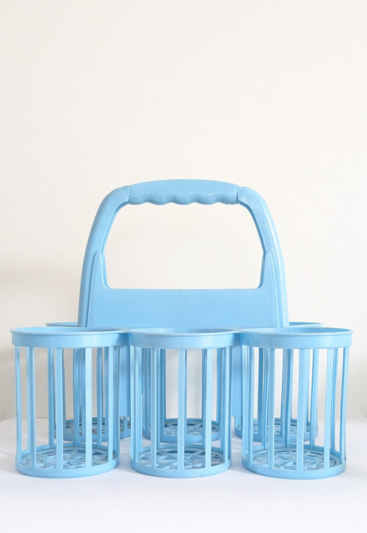 Porte bouteille vintage en plastique