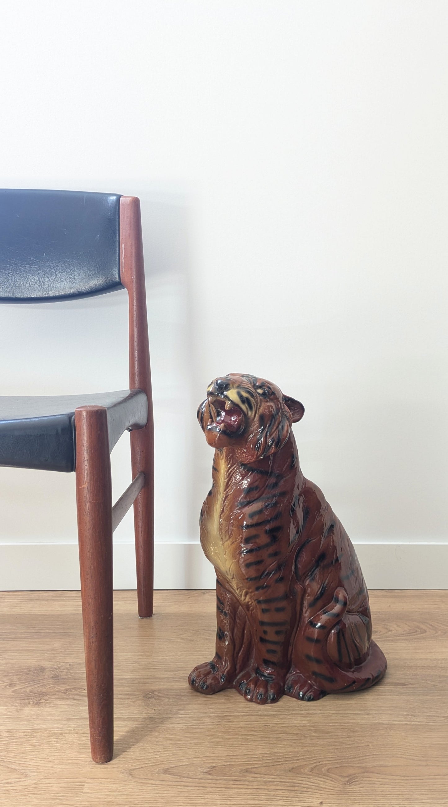 Tigre vintage en céramique