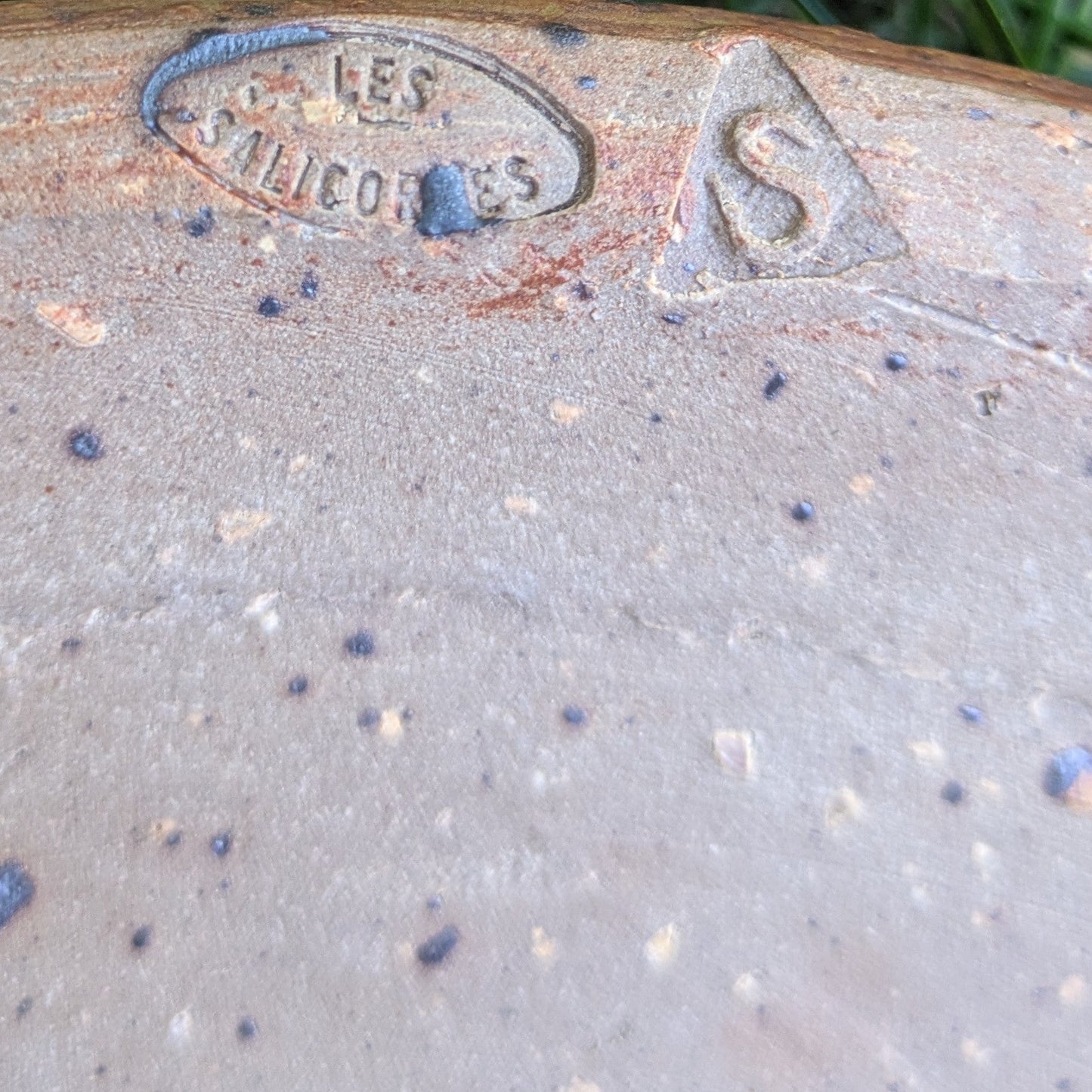 Bouquetière Murale Applique XXL en Grès Flamé – Atelier « Les Salicornes »