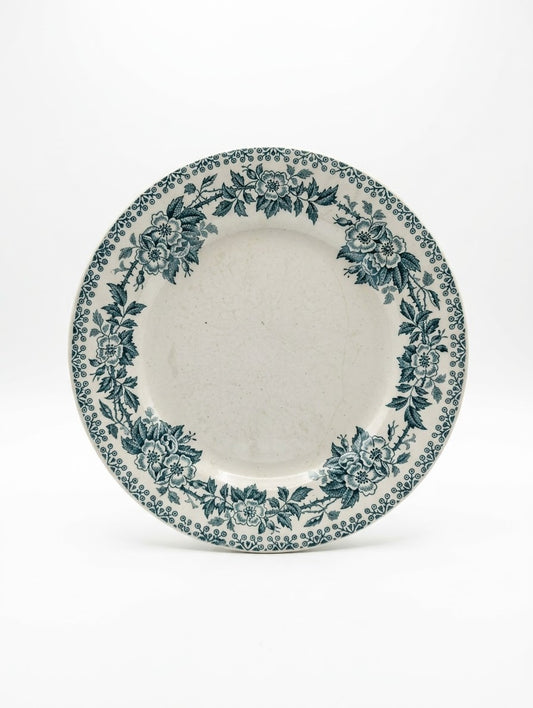 Assiette Creuse Ancienne en Terre de Fer – Modèle "Guadeloupe" | Saint-Amand