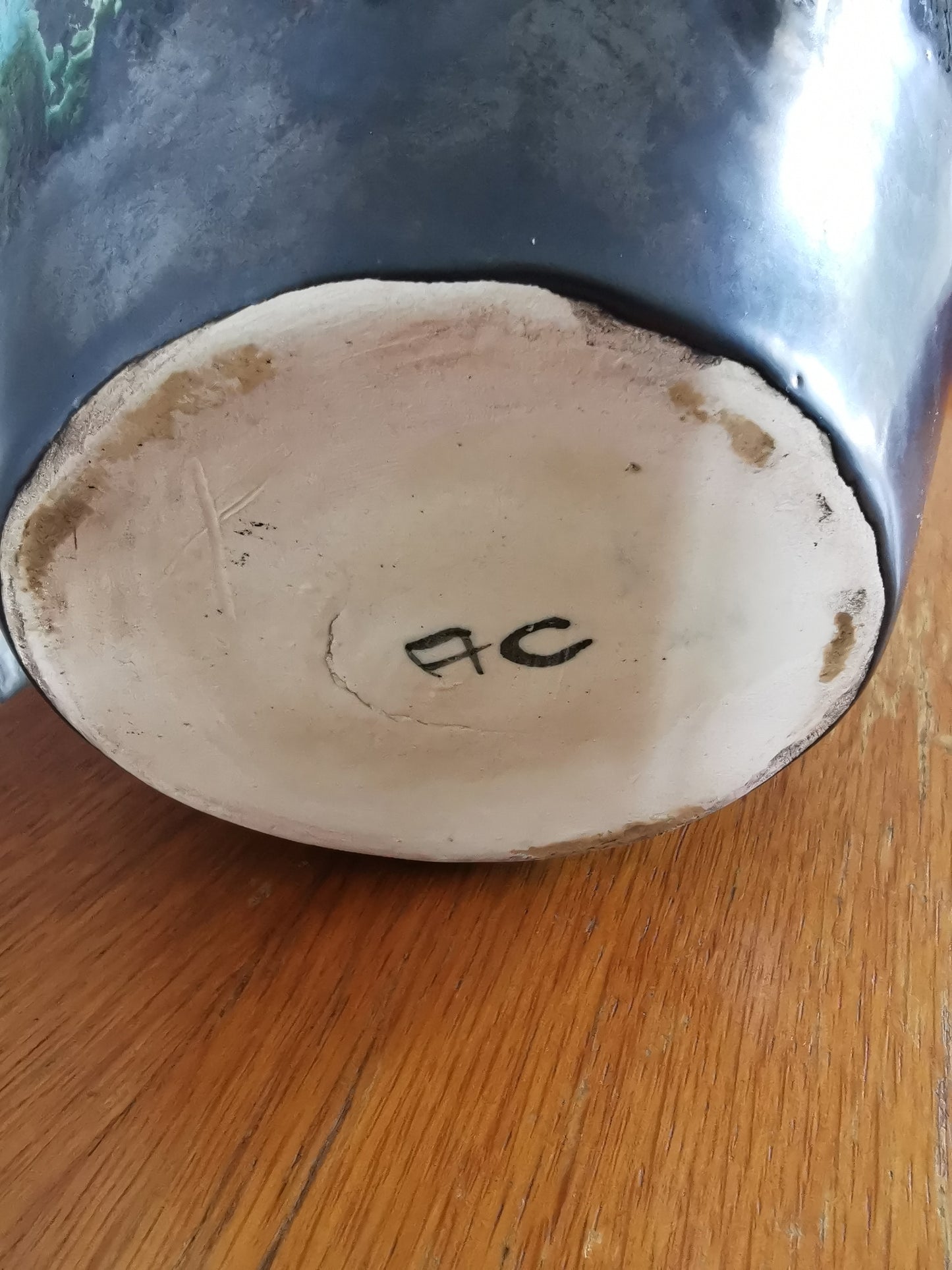 Vintage water bottle signed A. C