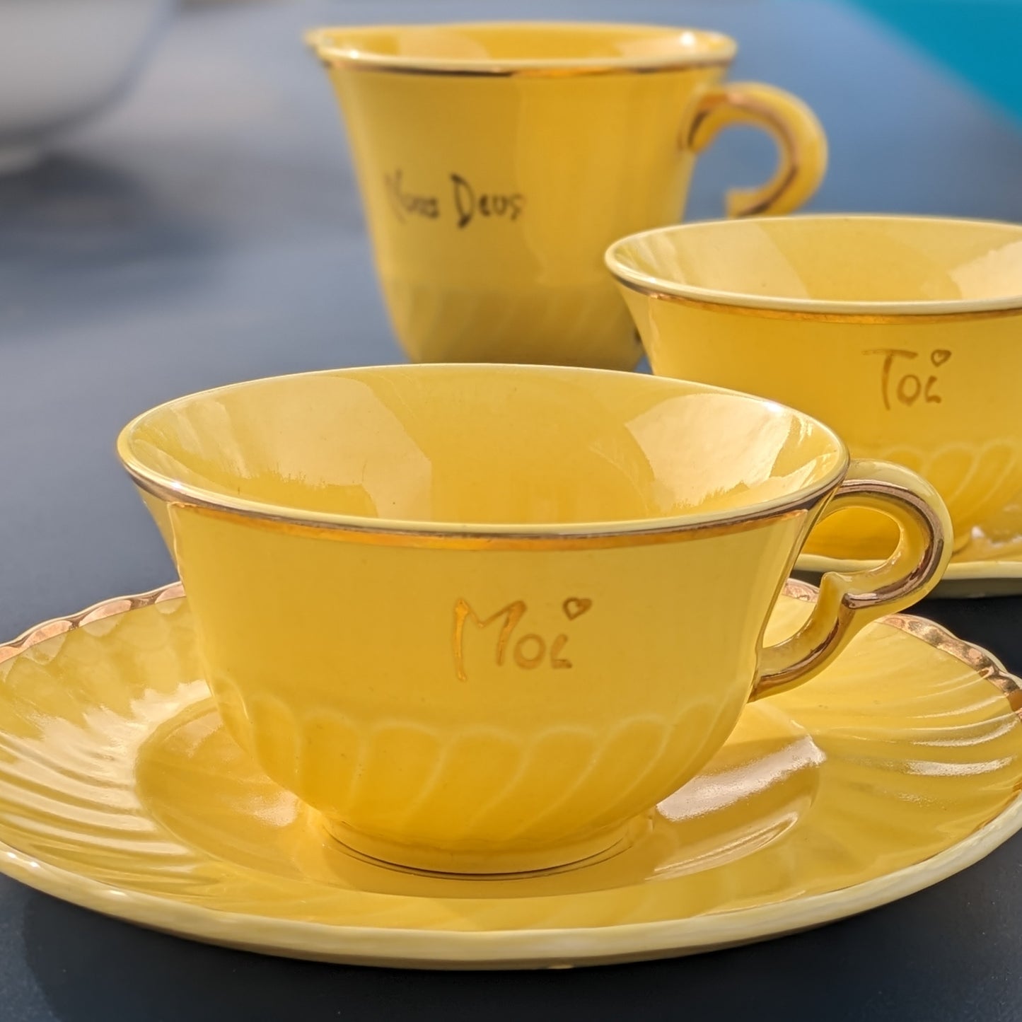 Vintage breakfast set from Les Salins