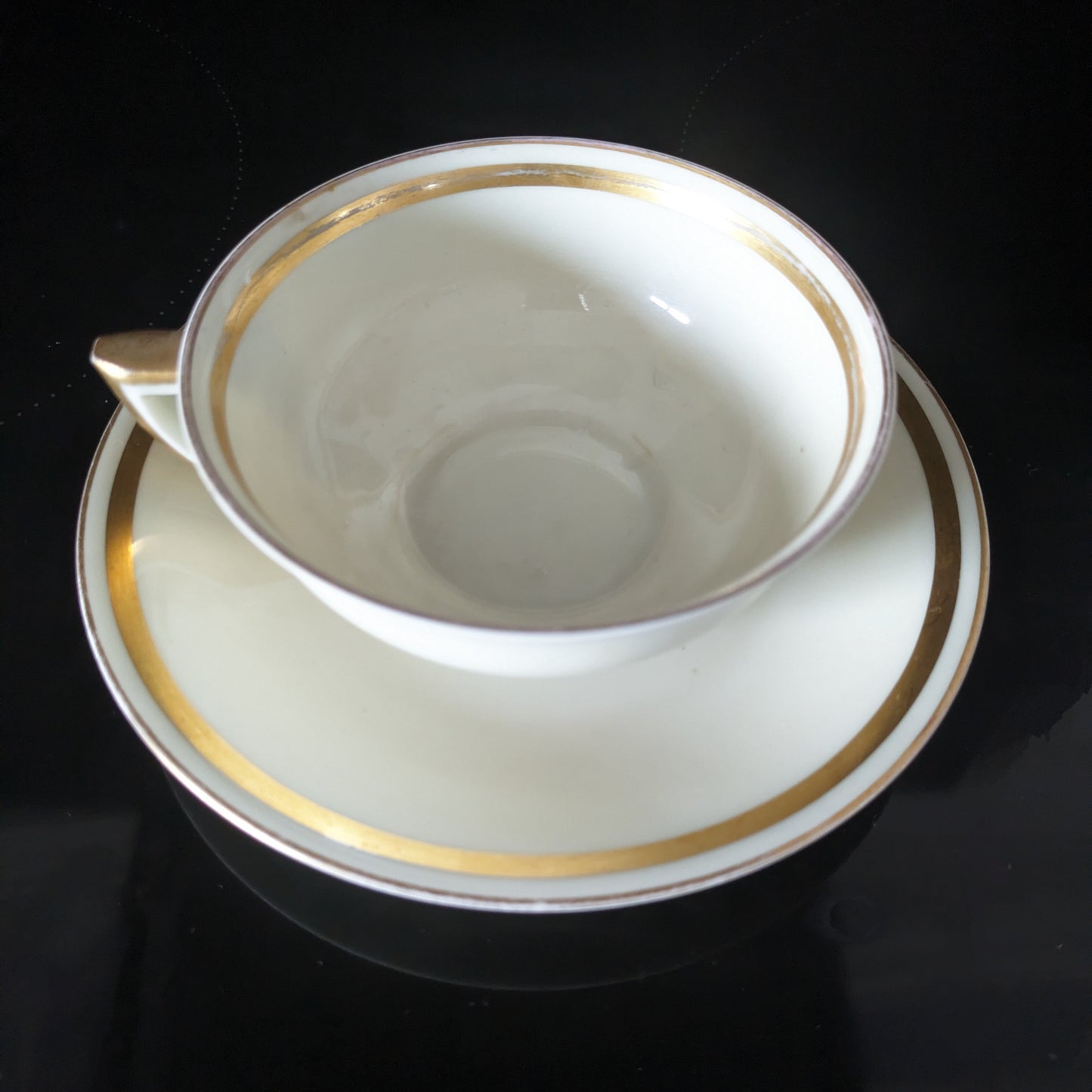 6 tasses et sous tasses en porcelaine de Limoges