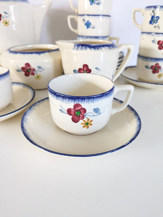 Mary-Lou Digoin Sarreguemines coffee service