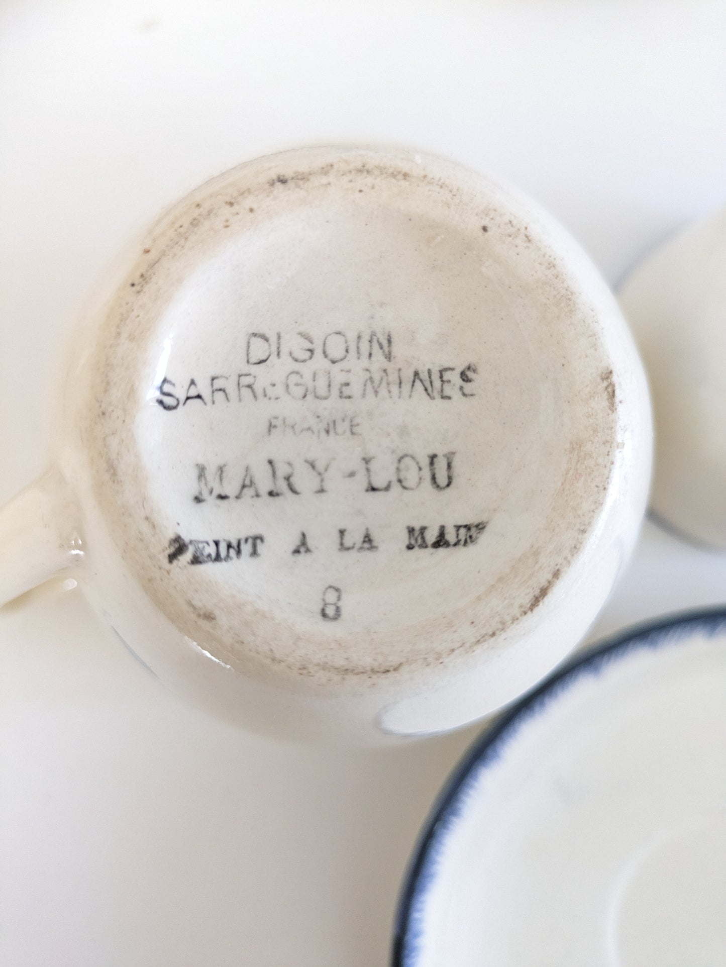 Mary-Lou Digoin Sarreguemines coffee service