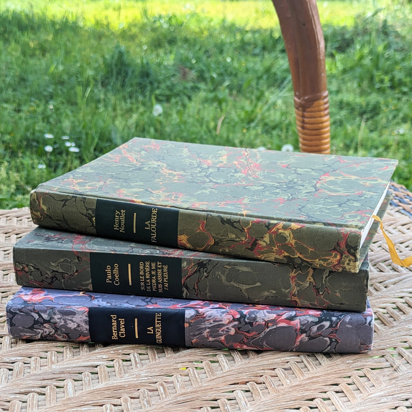 Set of 3 books published by France Loisirs with decorative covers