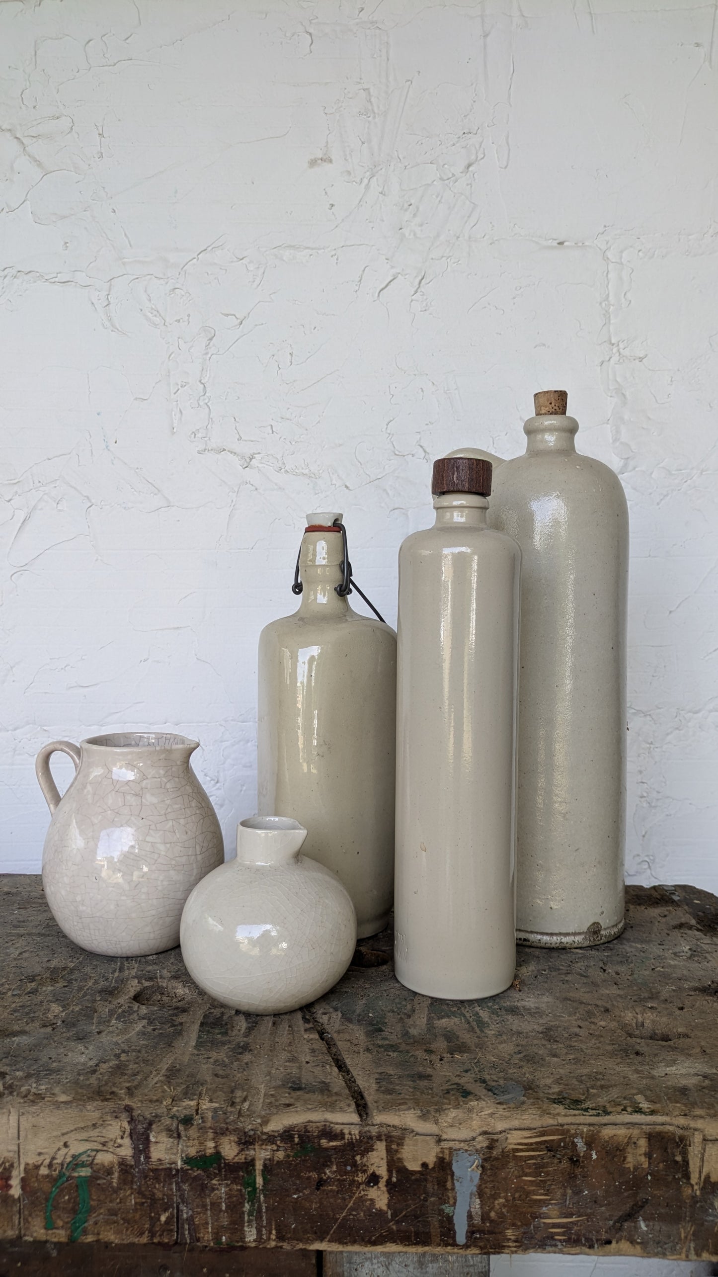 Stoneware bottles