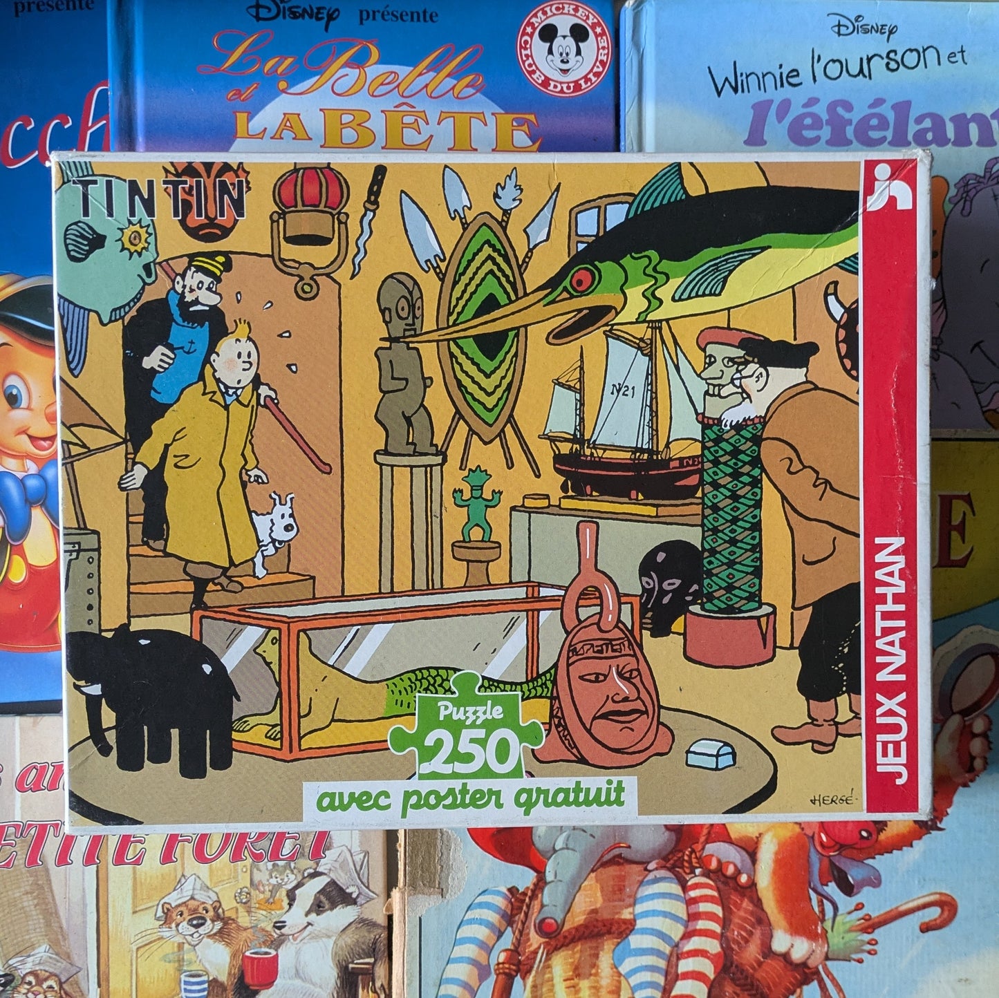 Puzzle vintage Tintin