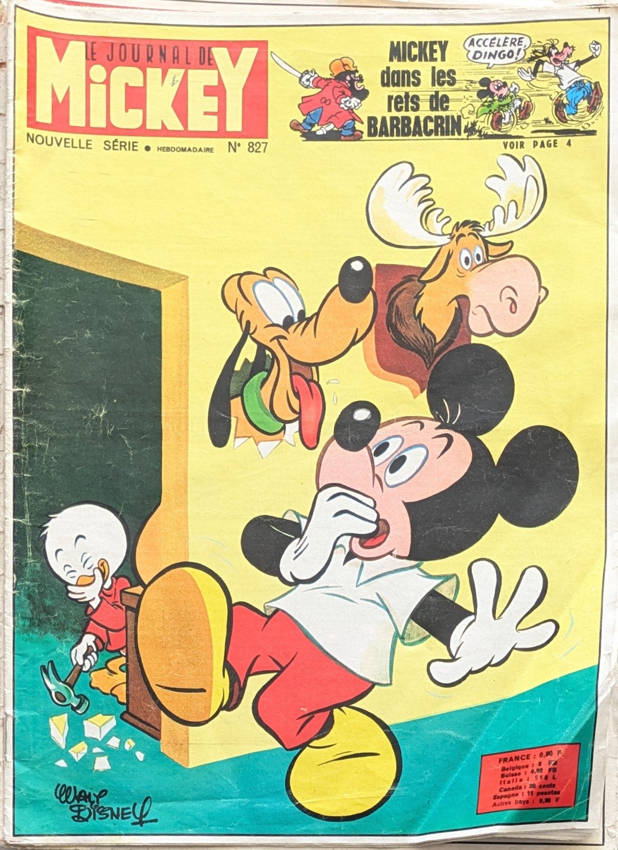 Journal de Mickey vintage