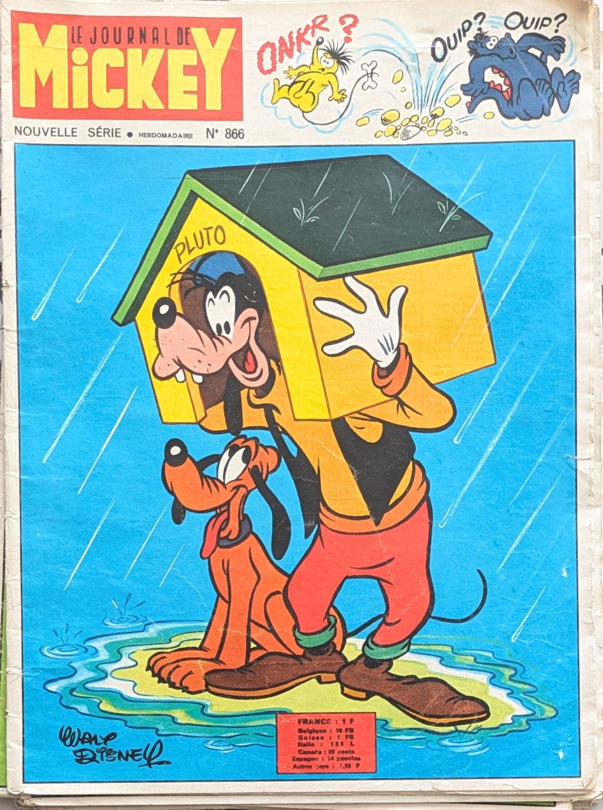 Journal de Mickey vintage