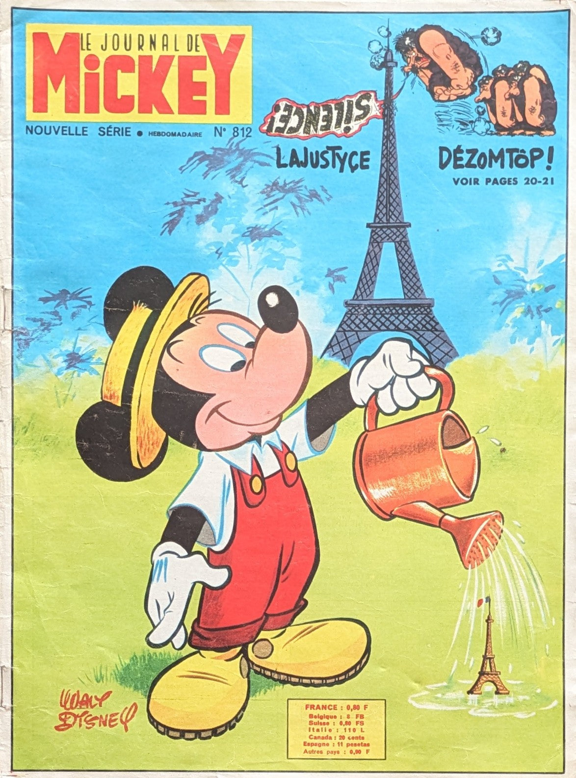 Journal de Mickey vintage