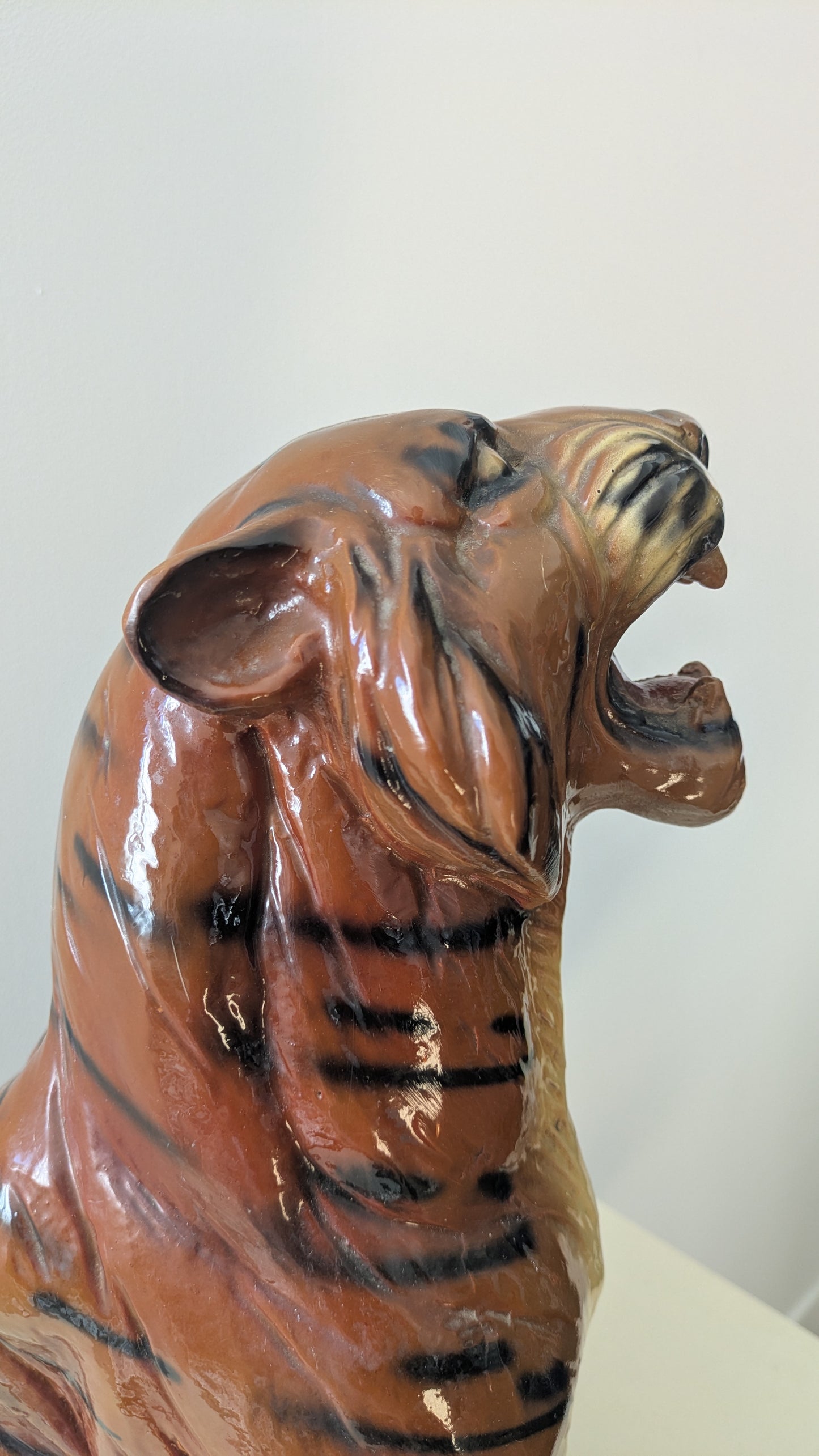 Tigre vintage en céramique