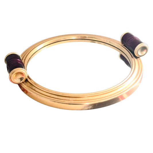 Plateau rond Art Déco