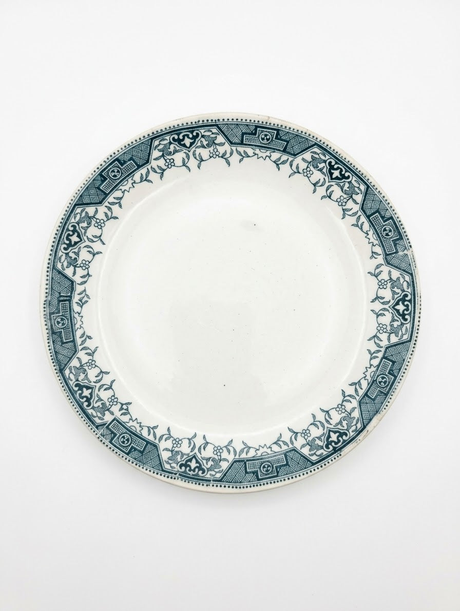 Assiette à pain ancienne Terre de Fer – Modèle "MAROC" – Moulin des Loups & Hamage