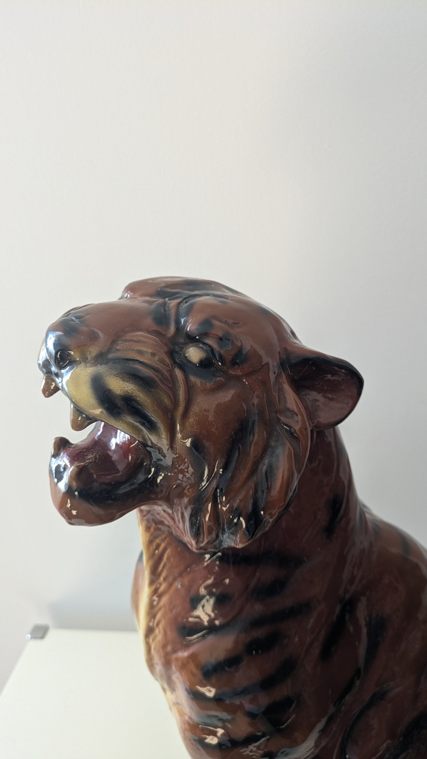 Tigre vintage en céramique