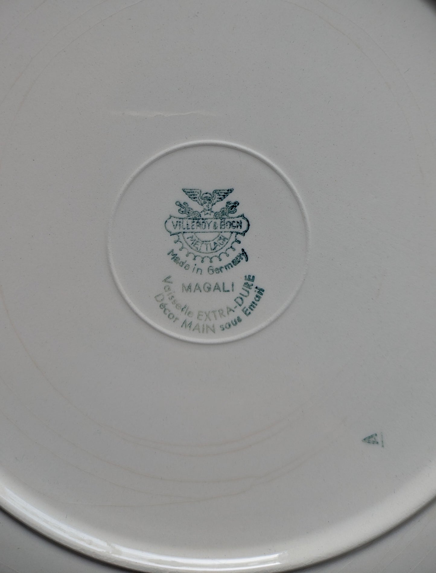 🌸Duo de Plats de Service Villeroy & Boch Magali – Porcelaine "Made in Germany" & Décor Floral Peint Main