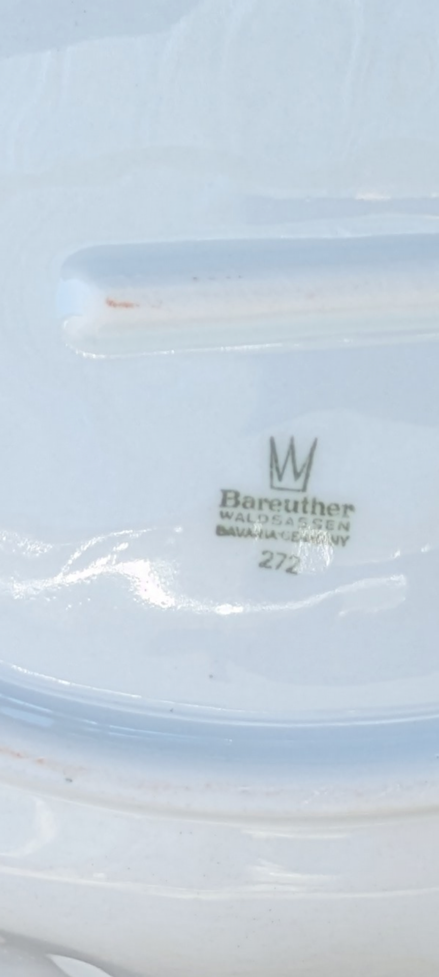 Plat Feuille en Barbotine Majolique Bareuther Waldsassen Bavaria | Vintage